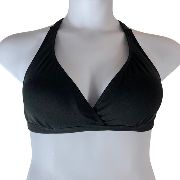 Cocoship Bikini Top Black Adjustable Swimsuit Built In Padding 38 B/C NEW - Picture 1 of 5